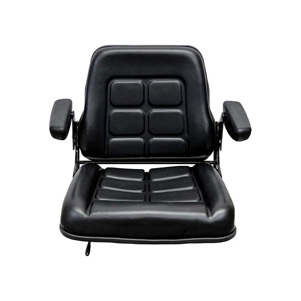 Uni Pro 142 Seat Top Assembly | With Armrests | Black Vinyl