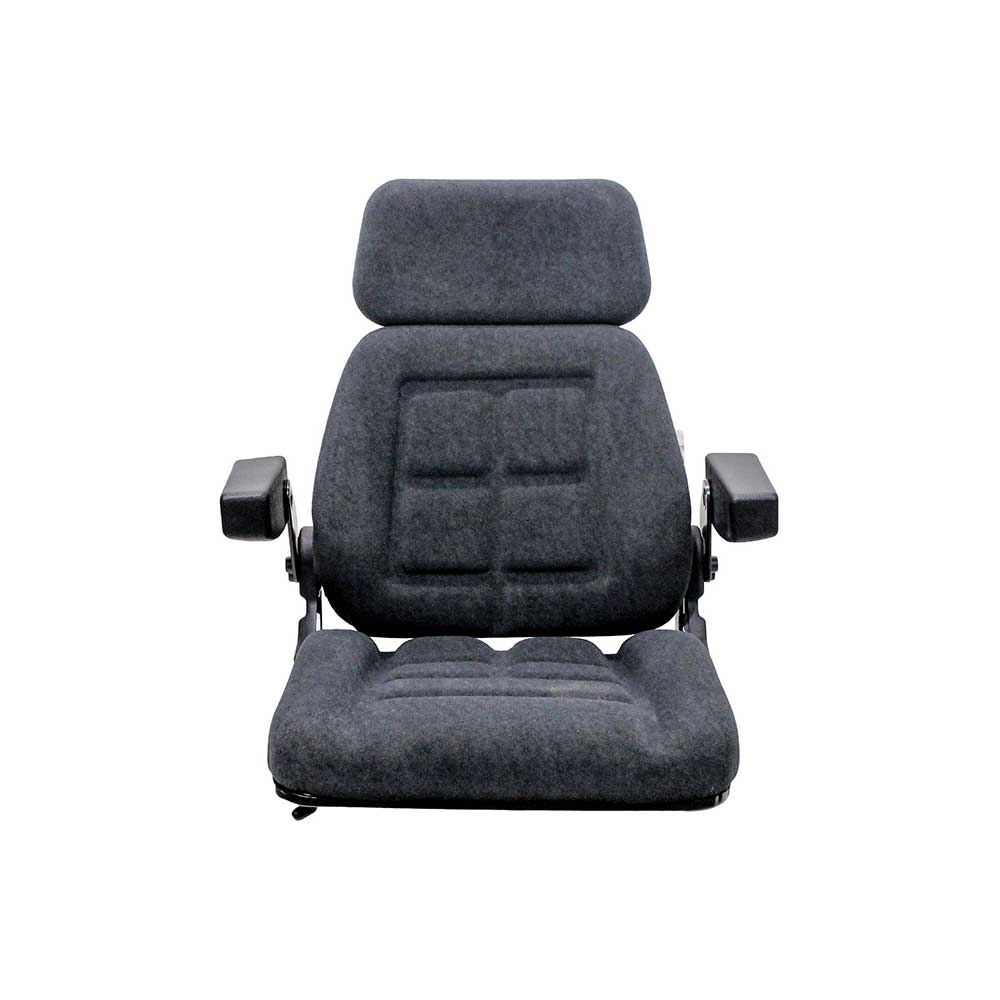 Uni Pro Case IH 71-89/9100-9300 600 Seat Top Assembly Kit | Original Swivel | Gray Fabric