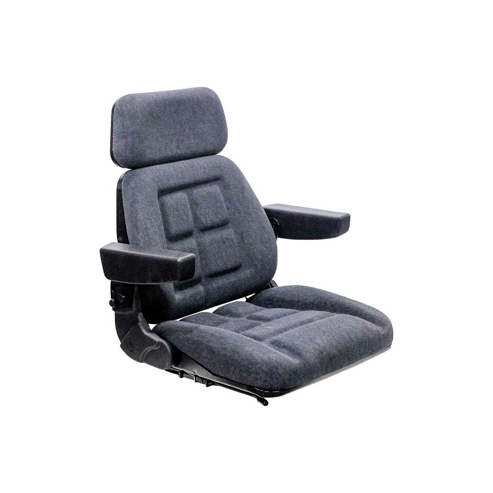 Uni Pro Case IH 5100-5200/71-89 600 Seat Top Assembly Kit | Original Swivel | Gray Fabric