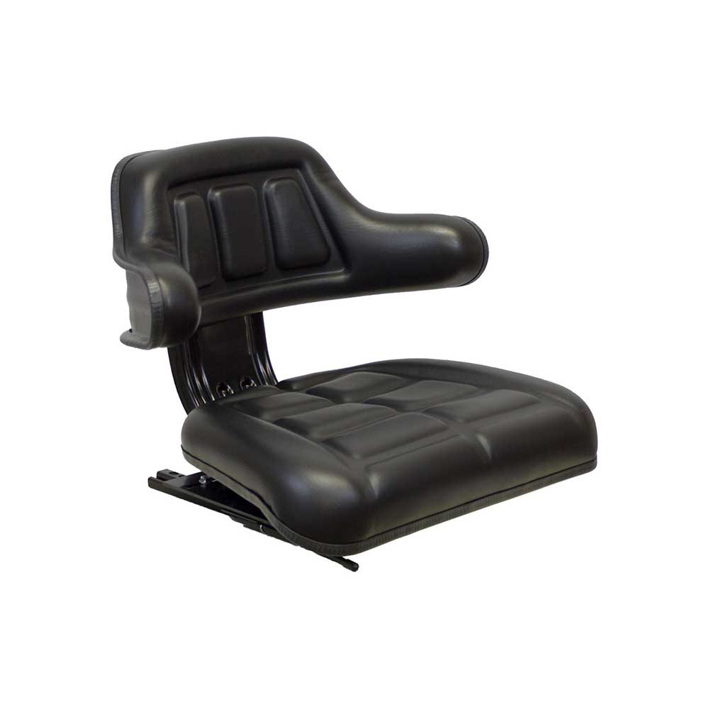 Pilot | Seat Top | Wrap Around Backrest | Slide Rails | Black Vinyl | 7613