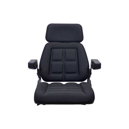 Pilot | Seat Top | Armrests | Slide Rails | Black Fabric | 7615