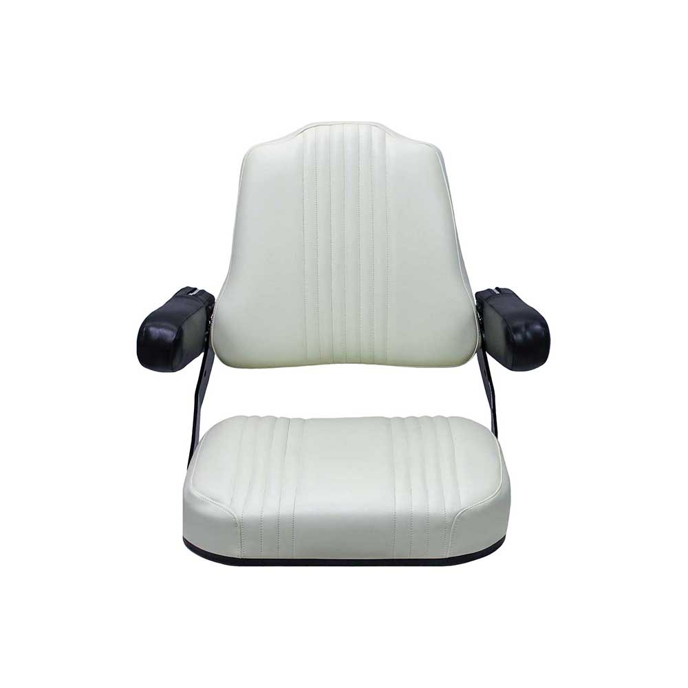 Uni Pro International Harvester 56/66 Original Seat Assembly | Pleated Cream Vinyl