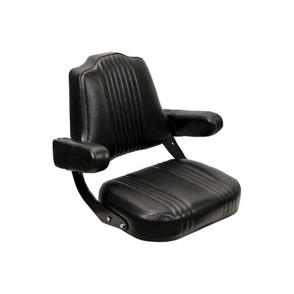 Uni Pro International Harvester 56/66 Original Seat Assembly | Pleated Black Vinyl