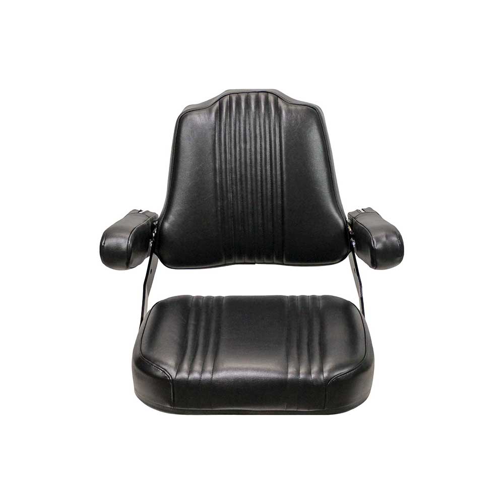 Uni Pro International Harvester 56/66 Original Seat Assembly | Pleated Black Vinyl