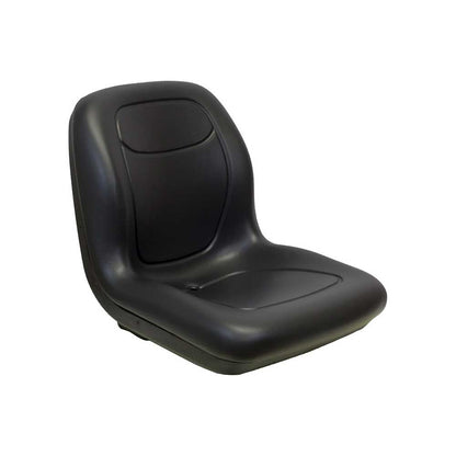 Milsco | XB180 | Bucket Seat Kit | Kubota BX Series | Mid-Back | Black Vinyl | 6830