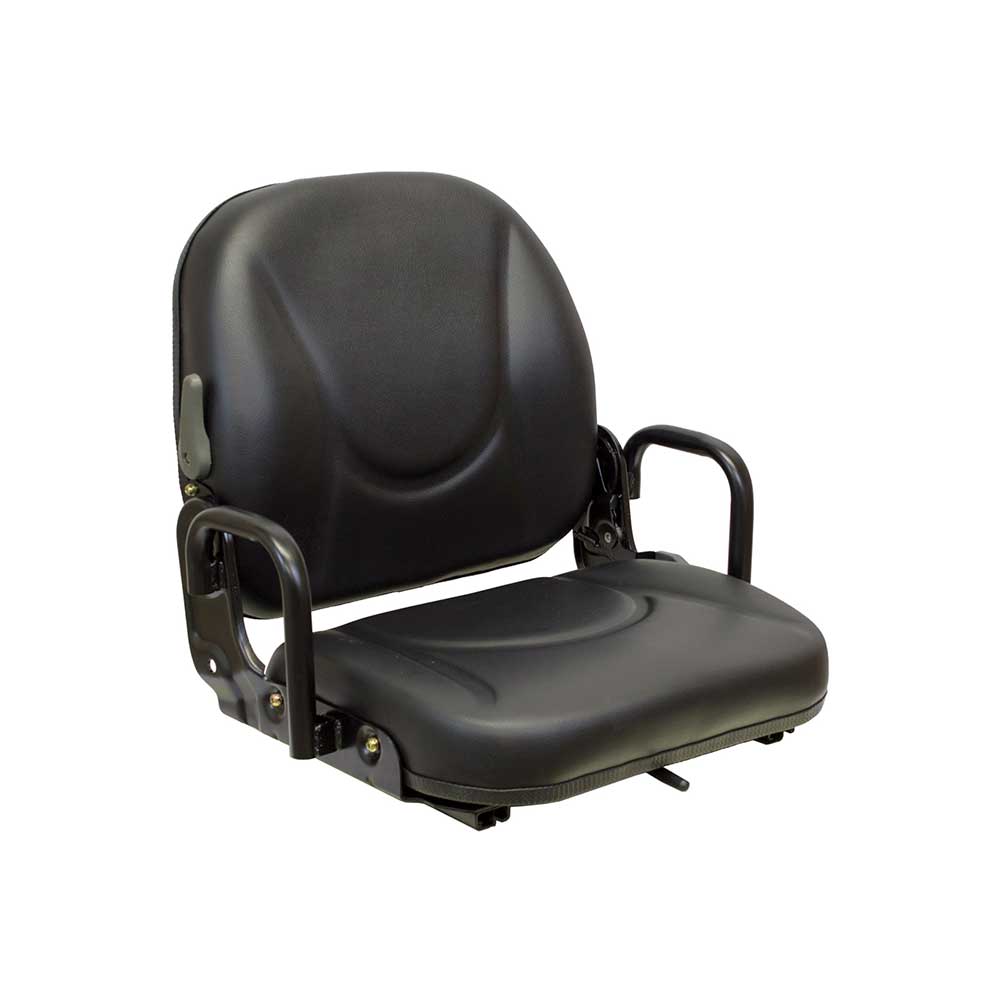 Uni Pro 1708 Seat Top Assembly | With Hip Restraints | Black Vinyl
