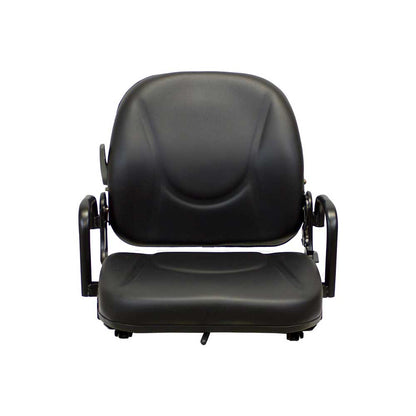 Uni Pro 1708 Seat Top Assembly | With Hip Restraints | Black Vinyl