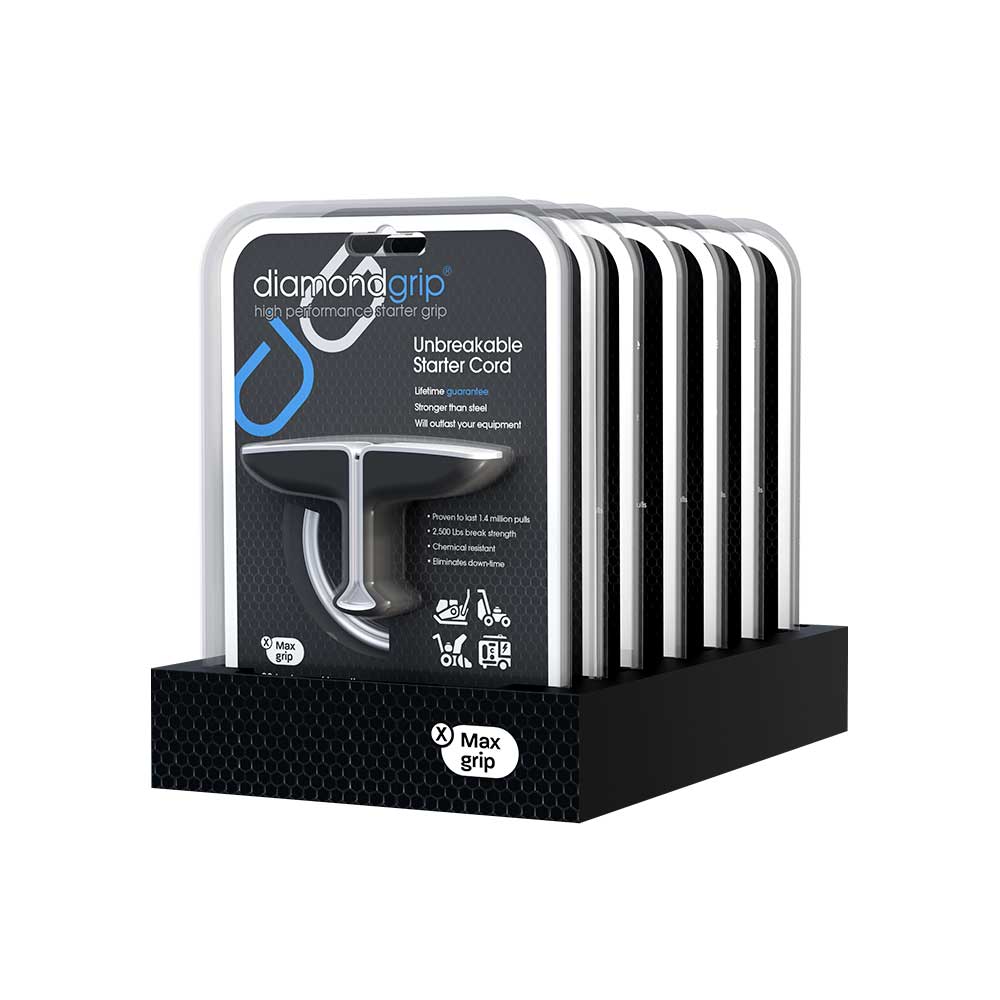 Max diamondgrip | 92-In. 3.6mm Cord | Silver and Black | Case of 7