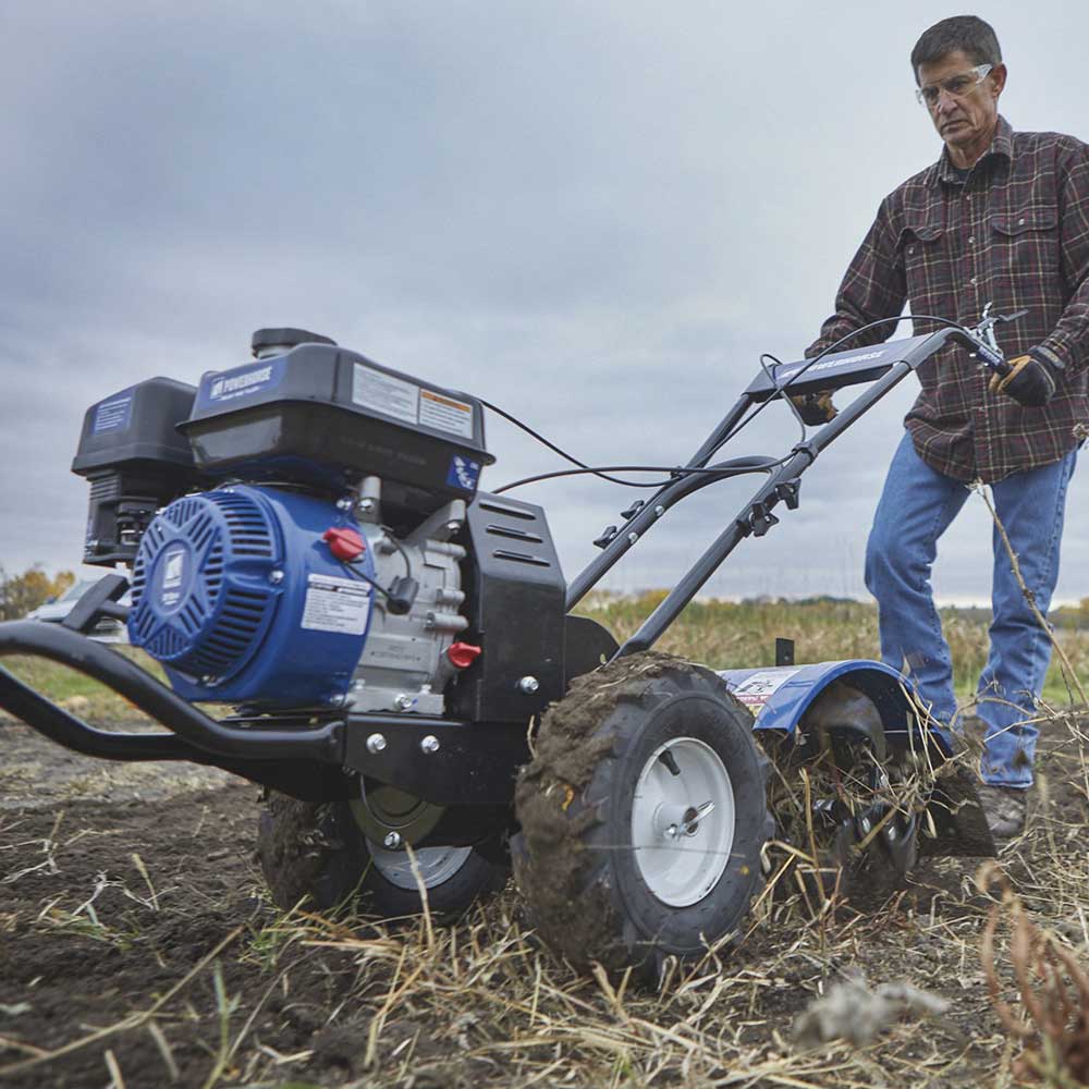 Powerhorse Rear Tine Tiller | 20-In. Width | 6.5 Depth | 212CC