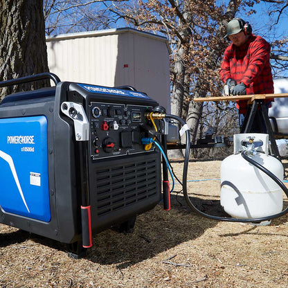 Powerhorse Generator Inverter | 10,500 Surge Watt | Dual Fuel | Electric Start