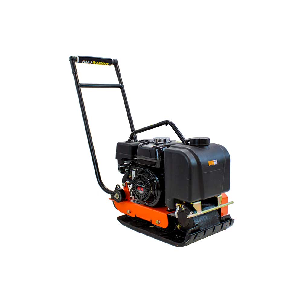 BravePro Forward Plate Compactor | 14 In. | Rubber Mat, Tank, and Wheel Kit | Honda GX160