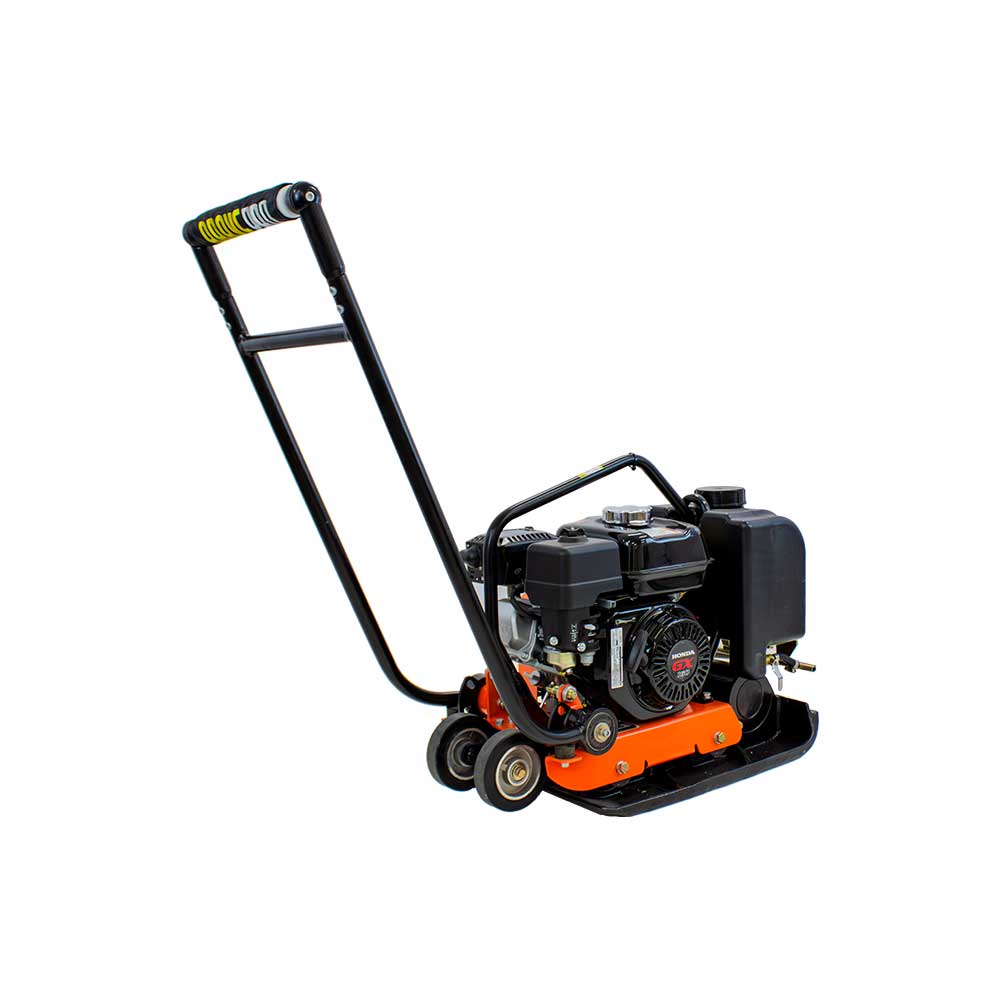 BravePro Forward Plate Compactor | 14 In. | Rubber Mat, Tank, and Wheel Kit | Honda GX160