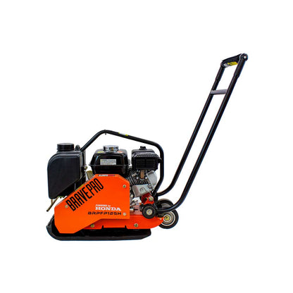 BravePro Forward Plate Compactor | 14 In. | Rubber Mat, Tank, and Wheel Kit | Honda GX160