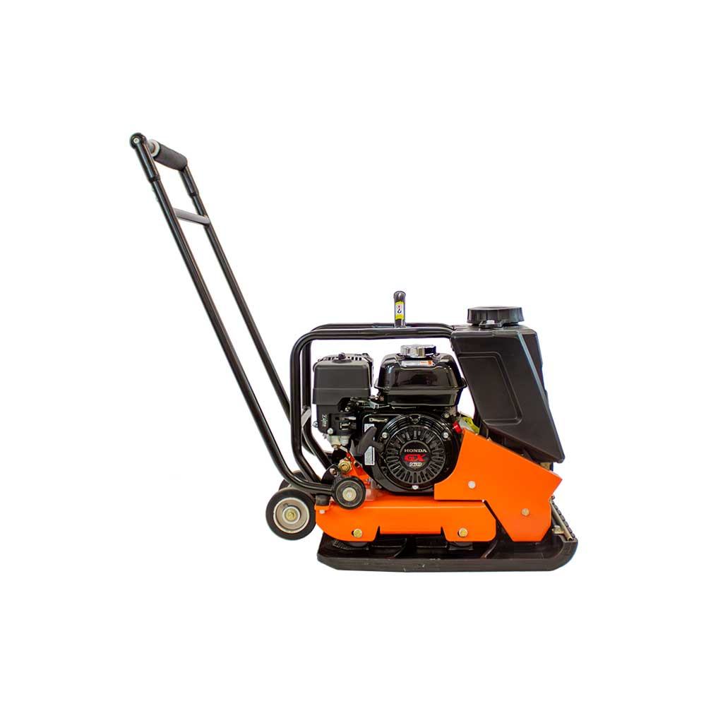 BravePro Forward Plate Compactor | 20 In. | Rubber Mat, Tank, and Wheel Kit | Honda GX160