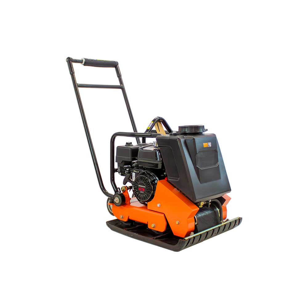 BravePro Forward Plate Compactor | 20 In. | Rubber Mat, Tank, and Wheel Kit | Honda GX160