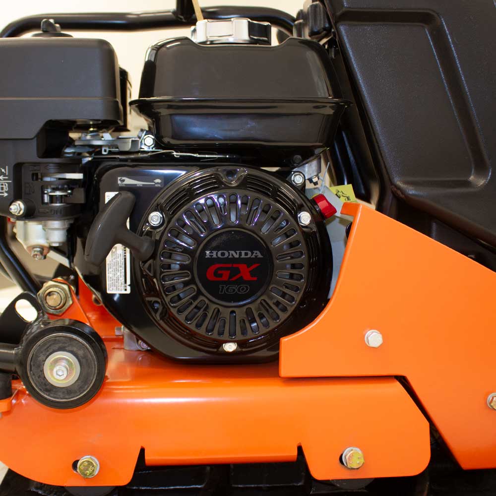 BravePro Forward Plate Compactor | 20 In. | Rubber Mat, Tank, and Wheel Kit | Honda GX160