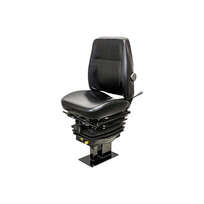 KAB | 111 | Seat & Mechanical Suspension Kit | Caterpillar 416-450 Backhoe | Black Vinyl | 6871