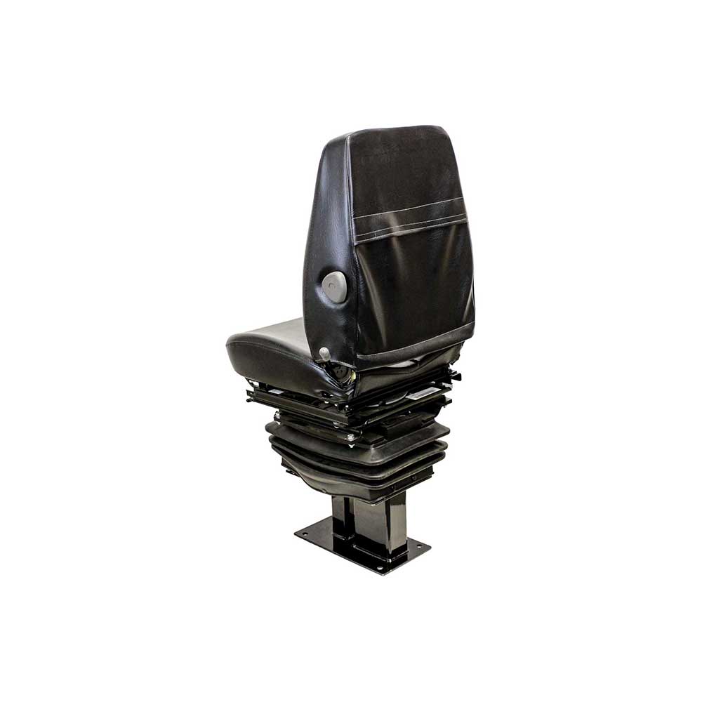 KAB | 111 | Seat & Mechanical Suspension Kit | Caterpillar 416-450 Backhoe | Black Vinyl | 6871