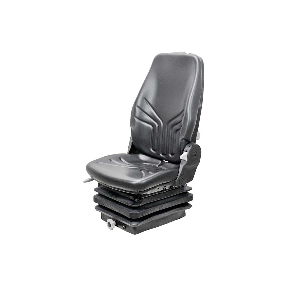 Grammer | MSG85/722 | Seat & Mechanical Suspension Kit | Case F Wheel Loader | Black Vinyl | 6958