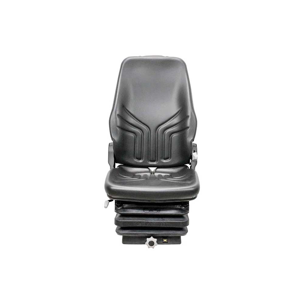 Grammer | MSG85/722 | Seat & Mechanical Suspension Kit | Case F Wheel Loader | Black Vinyl | 6958