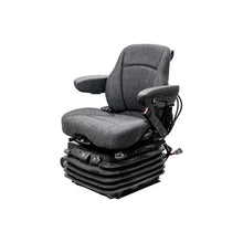 Uni Pro 1300 Air Suspension Seat | 12-Volt | With Air Expansion Tank | Gray Fabric