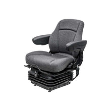 Sears | 5527E | Seat & Mechanical Suspension | Armrests | Charcoal Gray Fabric | 8008