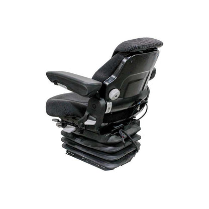 Grammer | MSG95/741 | Seat & Air Suspension | 12-Volt | OPS | Black/Gray Fabric | 8132