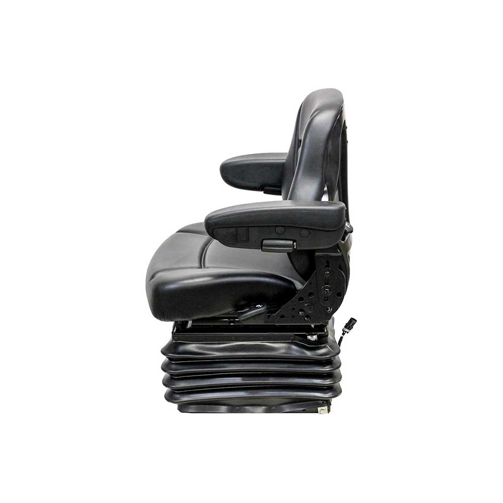Uni Pro 1201 Air Suspension Seat | 24-Volt | Black Vinyl