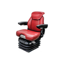 Grammer | MSG95/741 | Seat & Air Suspension | 12-Volt | OPS | Red Vinyl | 8553