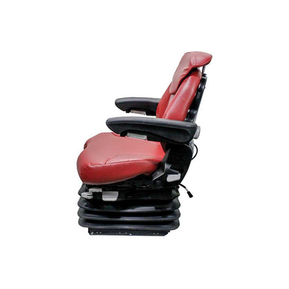 Uni Pro 1061 Air Suspension Seat | 12-Volt | Red Vinyl