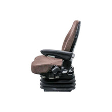 Uni Pro John Deere Combine Air Suspension Seat | AH227974-AXE48239 | Brown Fabric