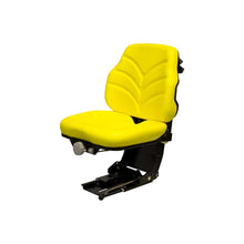 Pilot | Low Profile Seat & Mechanical Suspension | Slide Rails | Yellow Vinyl | 7736