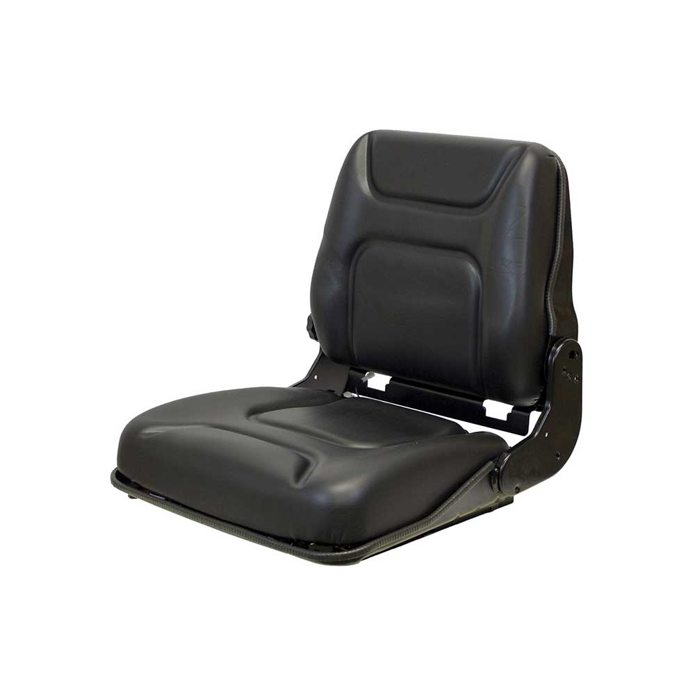 Pilot | Low Profile Seat and Mechanical Suspension | OPS | Slide Rails | Black Vinyl | 7890