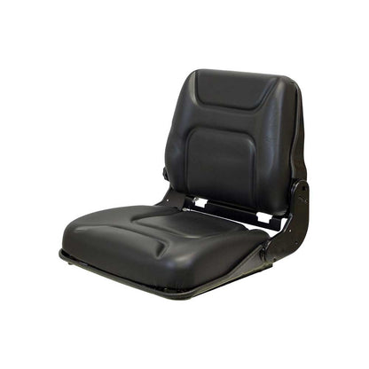 Pilot | Low Profile Seat and Mechanical Suspension | OPS | Slide Rails | Black Vinyl | 7890