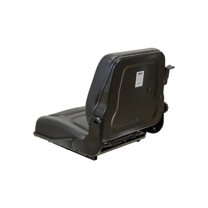 Pilot | Low Profile Seat and Mechanical Suspension | OPS | Slide Rails | Black Vinyl | 7890