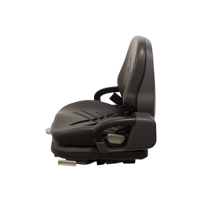 Uni Pro Universal Forklift Mechanical Suspension Seat | Black Vinyl