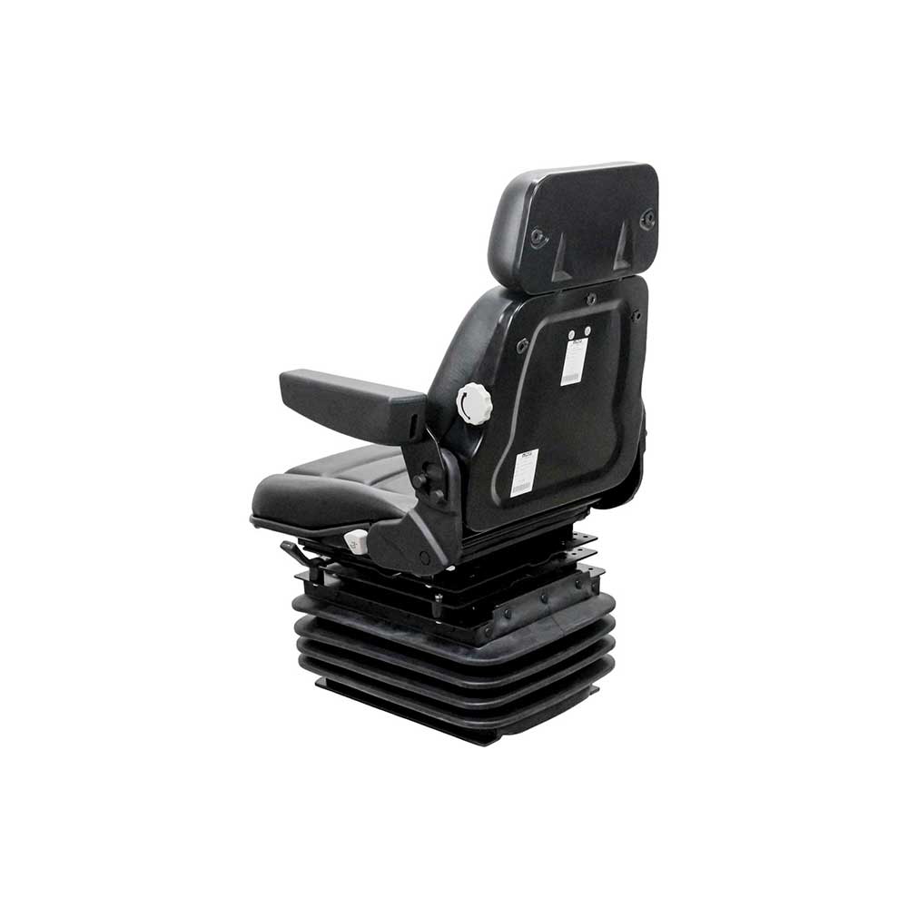 Pilot | Seat & Mechanical Suspension Kit | Allis Chalmers 7000 | Black Vinyl | 6504