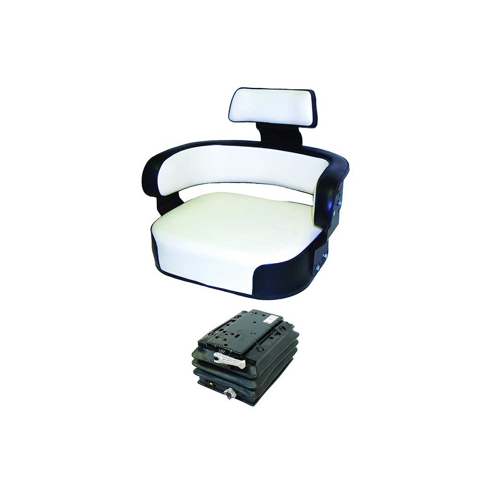Uni Pro International Harvester 06-66 Series 806/MSG83 Mechanical Seat Kit | Black/White Vinyl