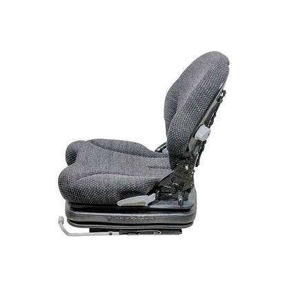 Uni Pro John Deer Skid Steer Loader Seat & Air Suspension Seat | AT347476 | Asphalt Gray Fabric