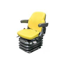 Grammer | MSG95/721 | Seat & Air Suspension | 12-Volt | Armrests | Yellow Vinyl | 8723