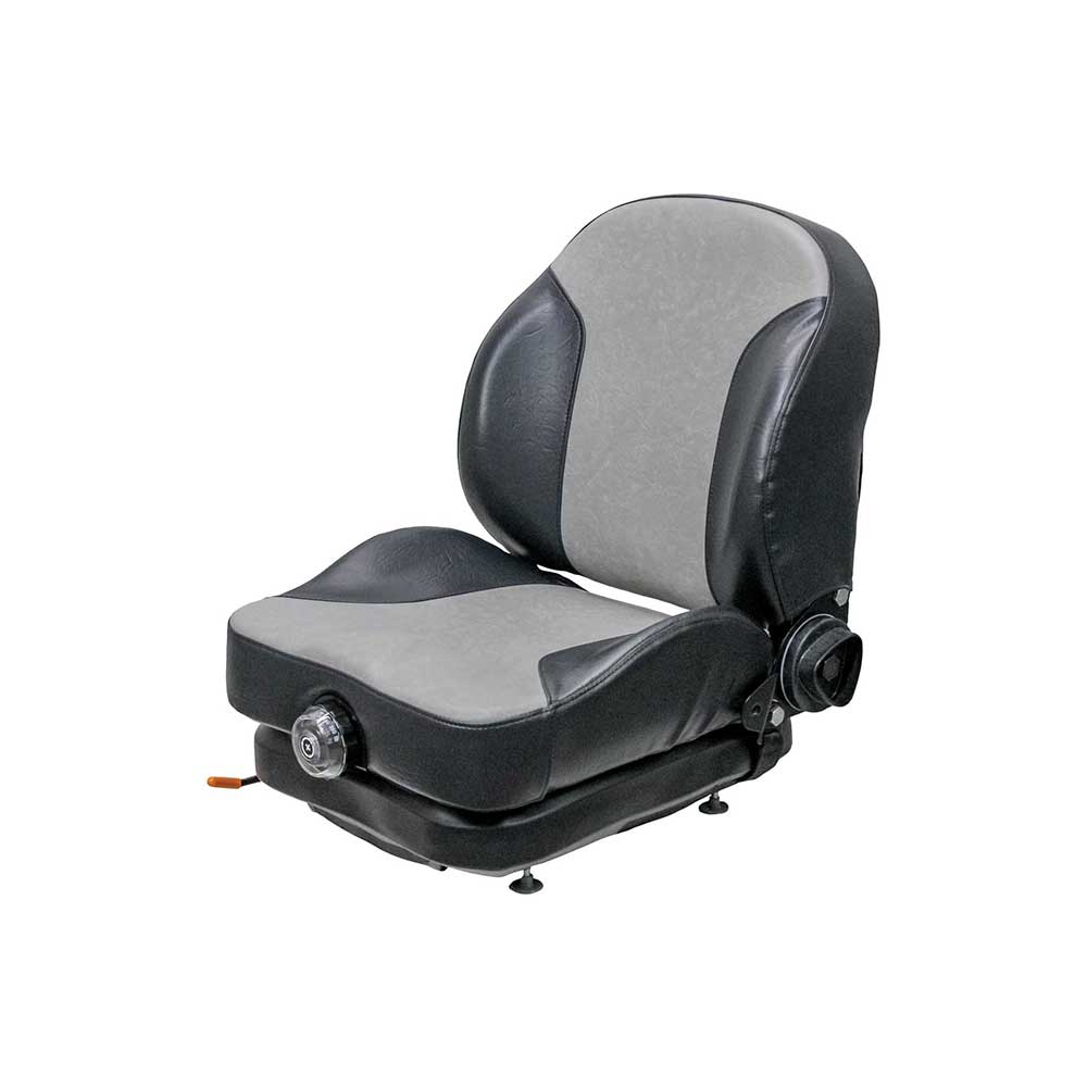Uni Pro 439 Mechanical Suspension Seat | Black/Silver Vinyl