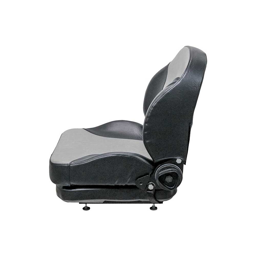 Seats Inc | I3M  | Seat & Mechanical Suspension | OPS Ready | Slide Rails | Black/Gray Vinyl | 8741