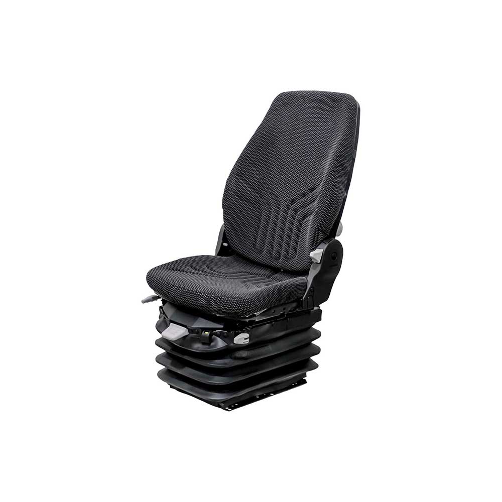 Uni Pro 722 Air Suspension Seat | 12-Volt | Black/Gray Fabric