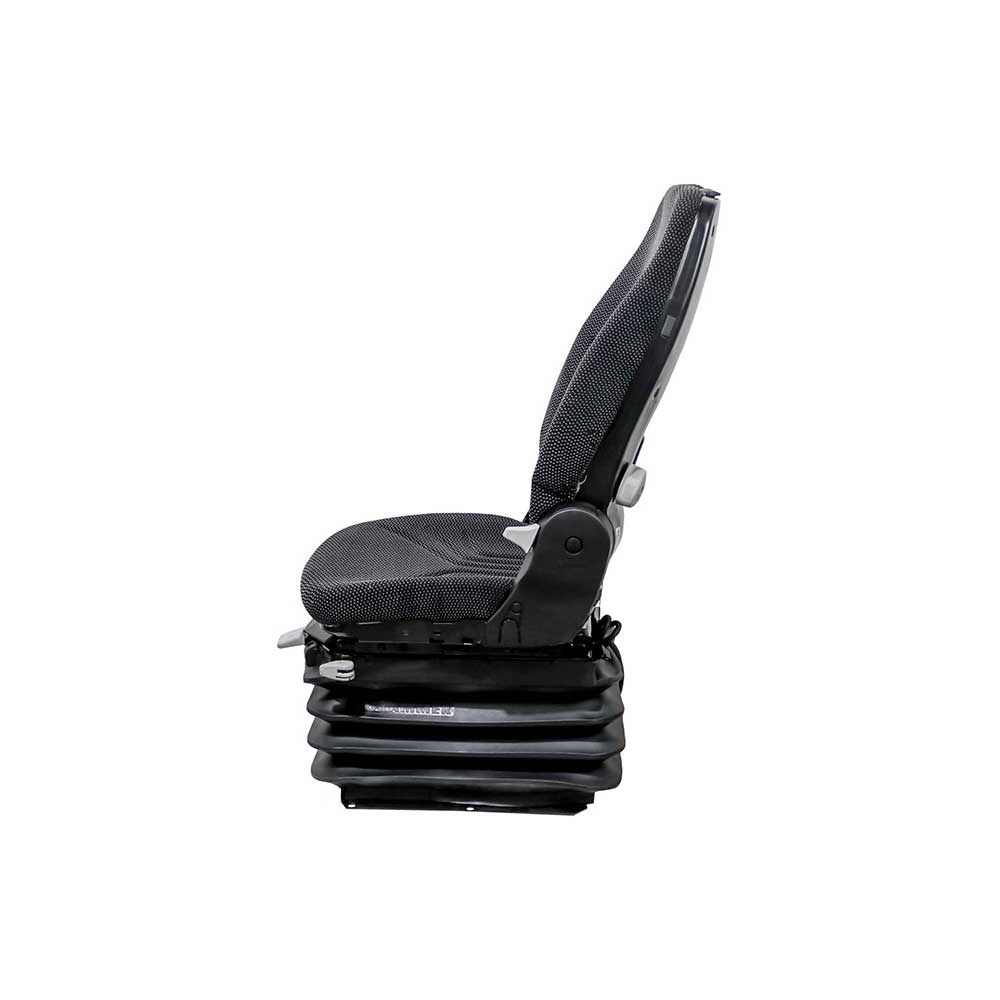 Uni Pro 722 Air Suspension Seat | 12-Volt | Black/Gray Fabric