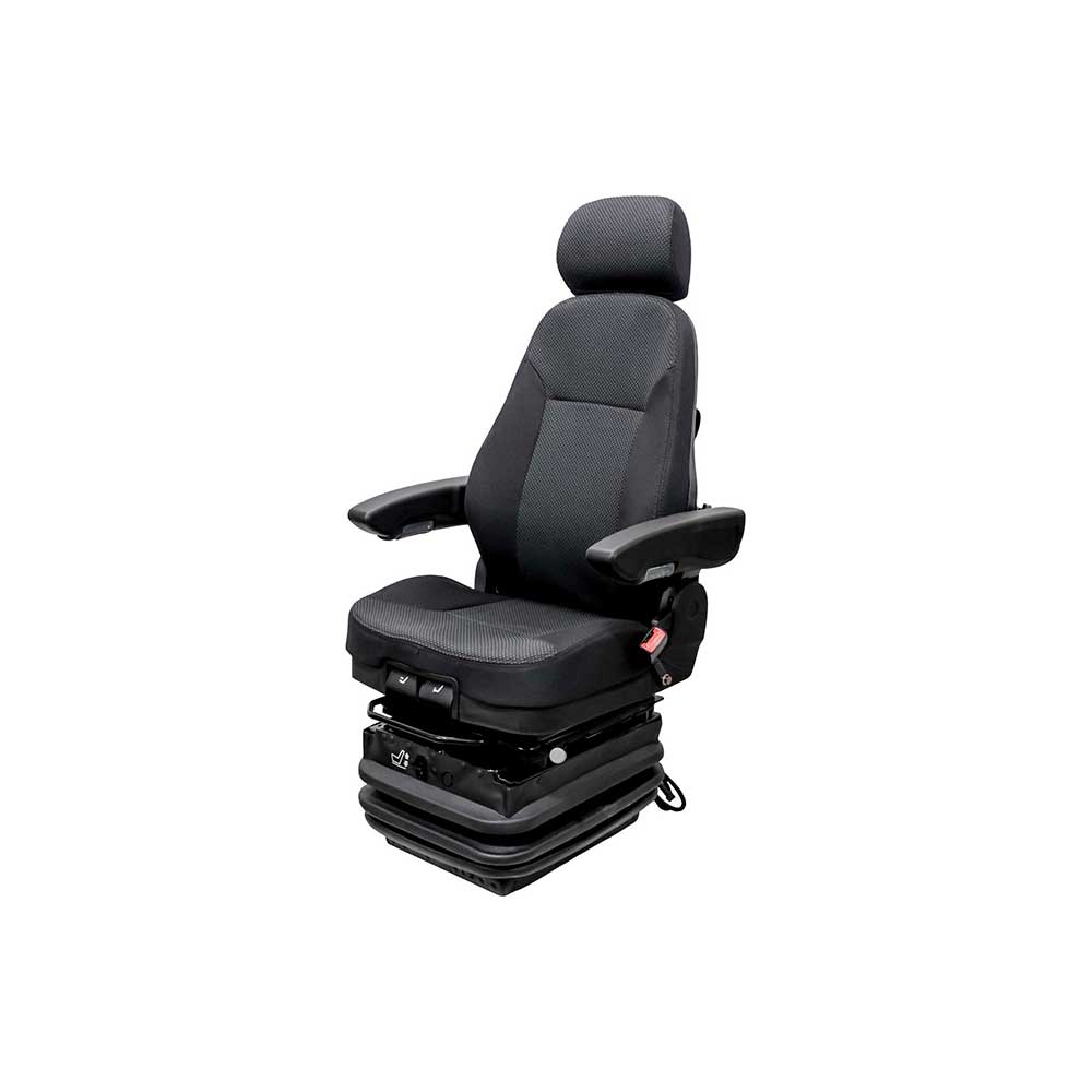 Uni Pro 603 Air Suspension Seat | 12-Volt | Black Fabric