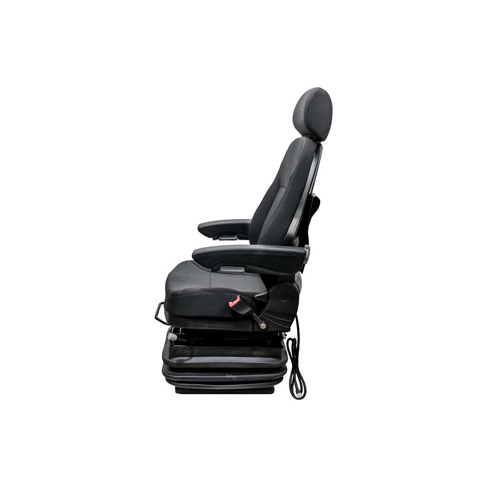 Uni Pro 603 Air Suspension Seat | 12-Volt | Black Fabric
