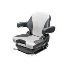 Grammer | MSG65/531 | Seat & Mechanical Suspension | OPS | Black/Silver Vinyl/Orange Piping | 8797