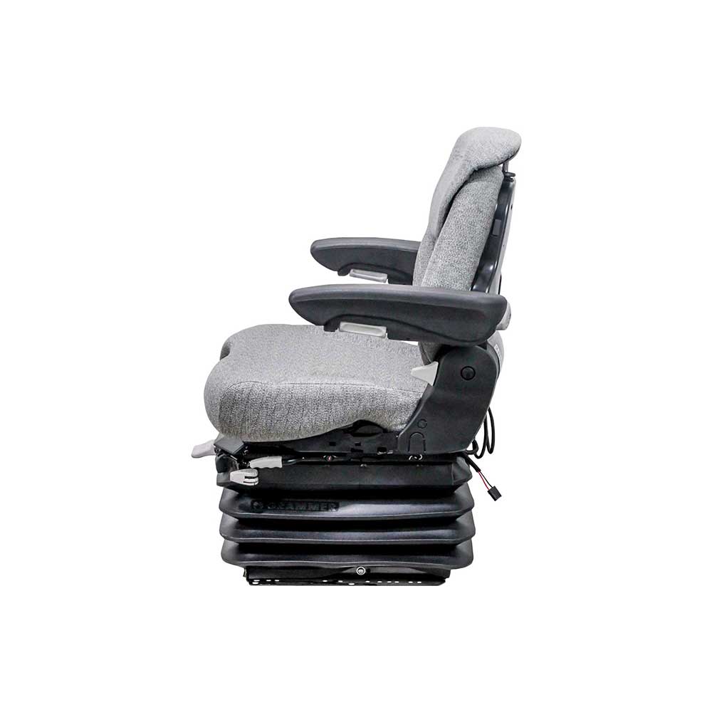 Grammer | MSG95/741 | Seat & Air Suspension Kit | Case IH 5100-5200 Maxxum | Gray Fabric | 6902
