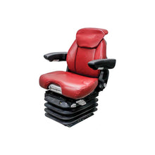 UniPro Case IH 71-89 Magnum/9200-9300 1061 Air Suspension Seat Kit/Integrated Swivel Red Vinyl