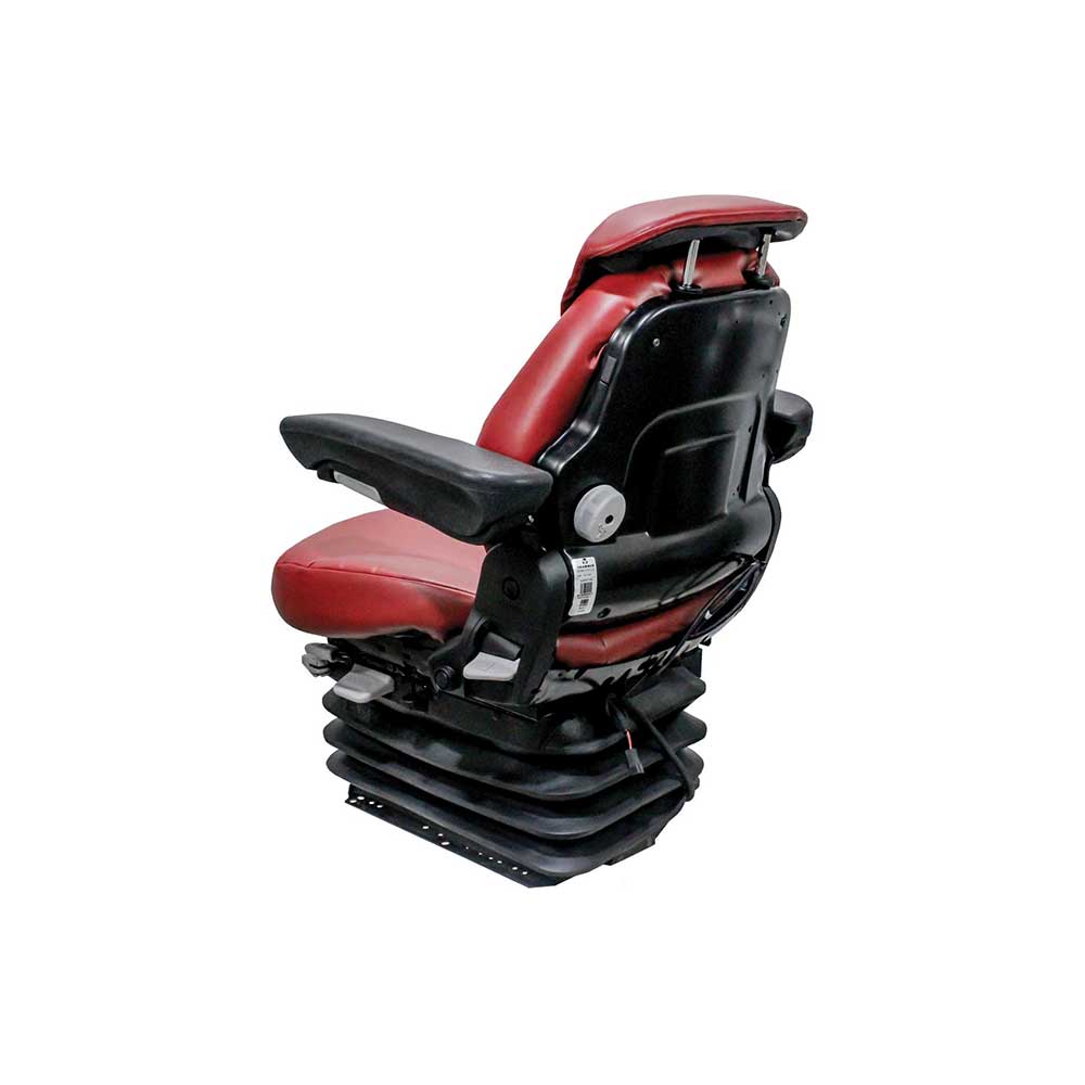 Grammer | MSG95/741 | Seat & Air Suspension Kit | Case IH Magnum-MX-Steiger-STX | Red Vinyl | 6909
